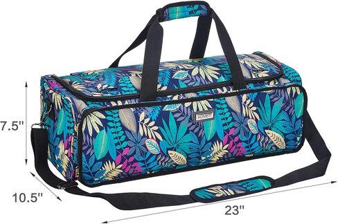 حقيبة حمل بطبقة مزدوجة من HOMEST مع جيب حصيرة لـ Cricut Explore Air 2، صانع Cricut، جيوب أمامية مخصصة لملحقات الأدوات، رمادي in Kuwait