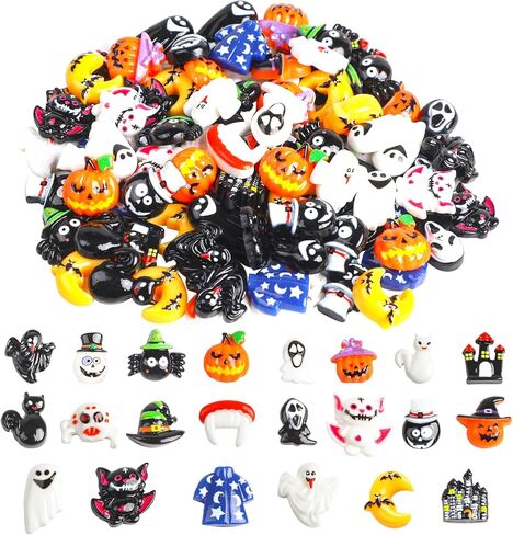 FOIMAS زهرة الراتنج سحر مسطح، 150pcs زهرة الربيع الزينة الراتنج المنمنمات الزينة للحرف الوحل زخرفة الديكور العرض in Kuwait