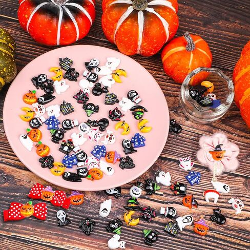 FOIMAS زهرة الراتنج سحر مسطح، 150pcs زهرة الربيع الزينة الراتنج المنمنمات الزينة للحرف الوحل زخرفة الديكور العرض in Kuwait