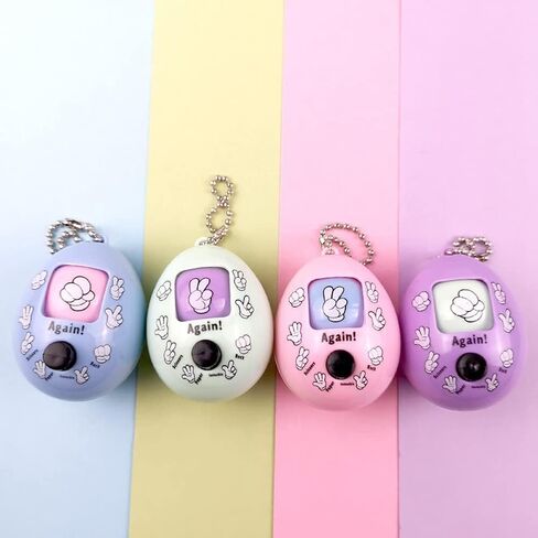 4 قطع من لعبة بيض فورارت بلون عشوائي، لعبة صخرة ورقية مقص، لعبة بيض دوارة عشوائية، العاب وتسلية مبتكرة in Kuwait