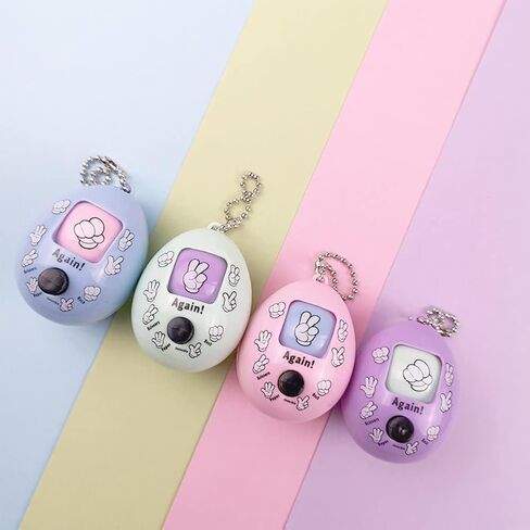 4 قطع من لعبة بيض فورارت بلون عشوائي، لعبة صخرة ورقية مقص، لعبة بيض دوارة عشوائية، العاب وتسلية مبتكرة in Kuwait