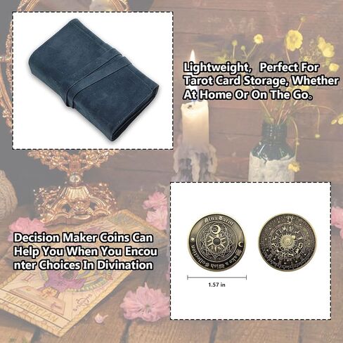 Knana 3Pcs Tarot Card Holder Velvet Tarot Bag Tarot Accessories in Kuwait