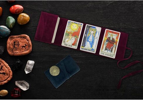 Knana 3Pcs Tarot Card Holder Velvet Tarot Bag Tarot Accessories in Kuwait