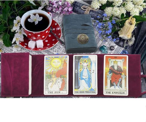 Knana 3Pcs Tarot Card Holder Velvet Tarot Bag Tarot Accessories in Kuwait