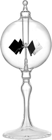 Medium Blue Solar Power Radiometer Crookes Spinning Vanes Glass Windmill Gift Home Desk Decoration M in Saudi Arabia