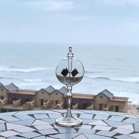 Medium Blue Solar Power Radiometer Crookes Spinning Vanes Glass Windmill Gift Home Desk Decoration M in Saudi Arabia