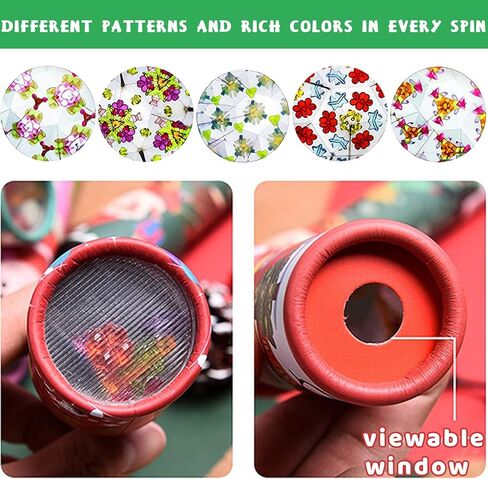 6 قطع من المناظير الكلاسيكية ، لعبة تعليمية للمناظير ، ألعاب قديمة الطراز للأطفال، حشوات حقيبة هدايا عيد الميلاد ، جوائز الصف الدراسي in Kuwait