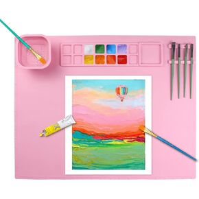 لوحة رسم من السيليكون للاطفال، لوحة رسم على شكل بطة مرسومة مصنوعة يدويا وقابلة للمسح والغسل، لوحة رسم فنية من السيليكون in Kuwait