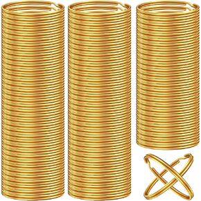 200PCS Key Rings, Split Bulk Keyrings for Keychain and Crafts (25mm) (Gold) in Kuwait