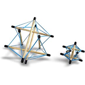 Tensologic Advanced Kit, Tensegrity, Physics Model, Tensegrity Model Kit, Build Tensegrity Models, Architecture Building Kit, Minimum Age 14, 12 dowels in Saudi Arabia