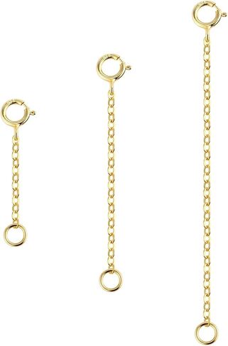 925 Sterling Silver Necklace Extenders for Jewelry Making in Kuwait