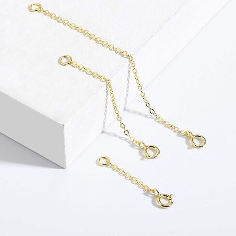 925 Sterling Silver Necklace Extenders for Jewelry Making in Kuwait