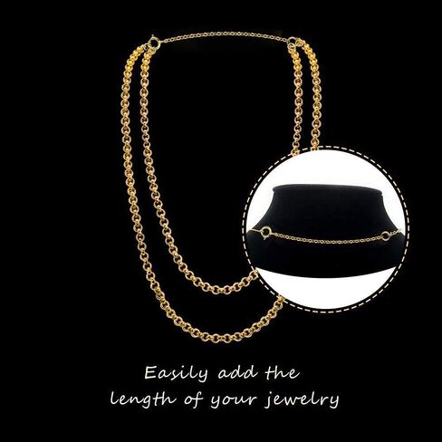925 Sterling Silver Necklace Extenders for Jewelry Making in Kuwait