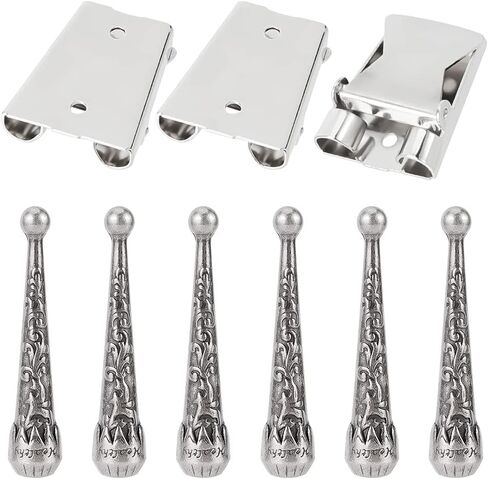 NBEADS 3 Sets Bolo Tie Findings, Bolo Tie Tips Replacement End Caps Kit, Bolo Tie Buckle Accessories with 6 Pcs Alloy Cord End and 3 Pcs Iron Bolo Tie Slide Clasps for Bolo Tie Making, Antique Bronze in Kuwait