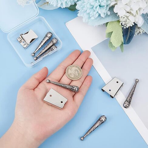 NBEADS 3 Sets Bolo Tie Findings, Bolo Tie Tips Replacement End Caps Kit, Bolo Tie Buckle Accessories with 6 Pcs Alloy Cord End and 3 Pcs Iron Bolo Tie Slide Clasps for Bolo Tie Making, Antique Bronze in Kuwait