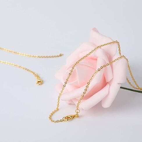 SANNIX 50 Pack Necklace Chains Bulk with Lobster Clasps for Crafts Jewelry Making Supplies in Kuwait