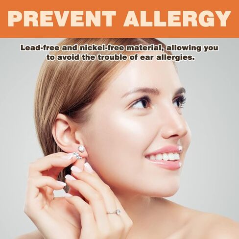 Earring Lifters Backs, 4 Pairs Secure Earring Backs for Droopy Ears, Hypoallergenic Adjustable Magic Earring Backs Tiara Earring Backs for Heavy Earring (3Silver, 1Gold) in Kuwait