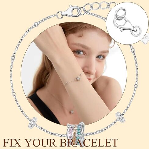 925 Sterling Silver Lobster Clasp with Closed Jump Rings,Necklace Clasps and Closures Lobster Claw Clasp Suitable for Jewelry Making Findings and Bracelets in Kuwait