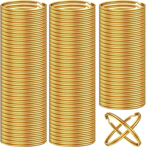 200PCS Key Rings, Split Bulk Keyrings for Keychain and Crafts (25mm) (Gold) in Kuwait