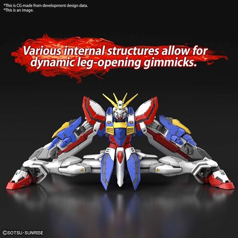Bandai Hobby - Mobile Fighter G Gundam - #37 God Gundam, Bandai Spirits RG 1/144 Model Kit in Saudi Arabia