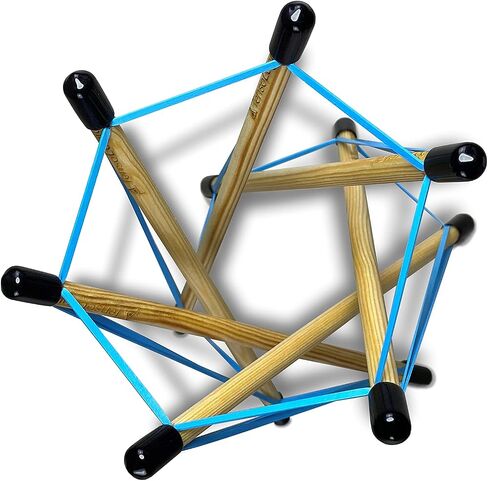 Tensologic Advanced Kit, Tensegrity, Physics Model, Tensegrity Model Kit, Build Tensegrity Models, Architecture Building Kit, Minimum Age 14, 12 dowels in Saudi Arabia