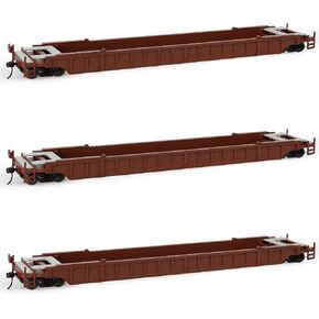 Evemodel C8759 1pc HO Scale 53ft Well Car 1:87 Concave Bottom 53' Flat Car Wagon (1pc - Red) in Saudi Arabia