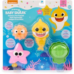 أصدقاء WowWee Baby Shark المرحين الحسيين، عبوتان، ألعاب فيدجيت، تطوير المهارات الحسية (4+ أشهر) in Kuwait