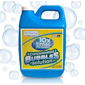 ArtCreativity 32oz Bubble Concentrated Solution, Makes Up to 2.5 Gallons of Bubble Solution, Perfect for Bubble Machine, Kids' Party Fun, Bubble Juice Refills, Easy-to-Use Bubble Machine Solution