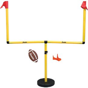 Franklin Sports Youth Football Goal-Post Set — Kids’ Football Goal Post with Mini Football — Fun Football Goal for All Ages — Easy Assembly — Adjustable Height — Weighted Base in Kuwait