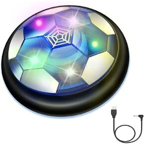 JRD&BS WINL Hover Soccer Ball Toys for Boys Girls Rechargeable Floating Soccer Ball with Led Lights Indoor Air Football Game Birthday Gifts for Kids 3-12 Yr