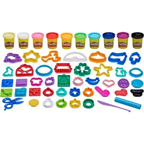 Play-Doh Holiday Set of Tools, 43 Accessories & 10 Modeling Compound Colors, Kids Arts and Crafts Toys, 3+ (Amazon Exclusive)