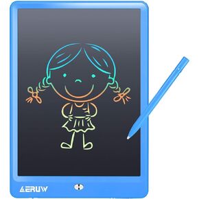 LCD Writing Tablet Colorful 10 Inch Electronic Graphics Doodle Board eWriter Drawing Pad with Memory Lock Gift for Kids & Adults Home School Office Handwriting Tablet (Pink/Cartoon)