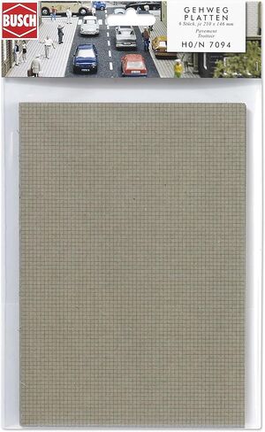 Busch 7094 Sheet Sidewalk 6/A Scale Scenery Kit in Saudi Arabia