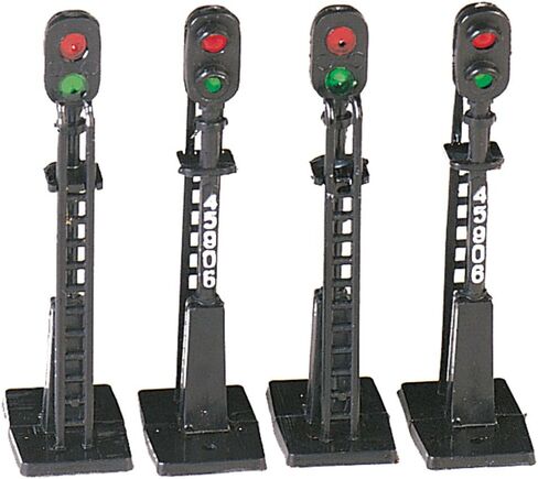 Bachmann Trains - Scenery Accessories - BLOCK SIGNALS (4 pcs) - HO Scale in Saudi Arabia