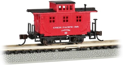 Bachmann Old-Time Caboose - Union Pacific - N Scale, Prototypical Oxide Red in Saudi Arabia