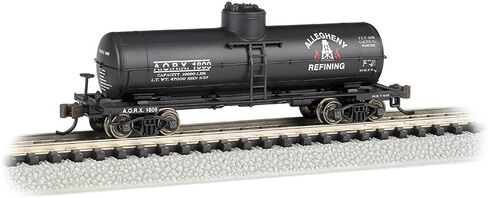 Bachmann Industries Allegheny Refining ACF 10,000 جالون سيارة ذات قبة واحدة (مقياس N)، 91.44 سم -15.24 سم in Saudi Arabia