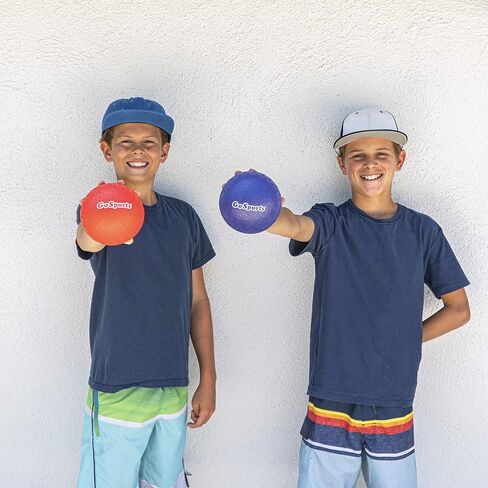 كرة دودج بول القابلة للنفخ من جو سبورتس - بدون كرات لسع - تتضمن مضخة كرة وحقيبة شبكية in Kuwait