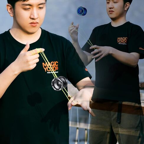 MAGICYOYO Professional Yoyo المستجيبة Yoyo V3، سبيكة يويو للأطفال المبتدئين، استبدال محمل يويو غير المستجيب لمشغل يويو المتقدم + أداة حمل إزالة + محور + حافظة يويو + 12 خيط يويو in Kuwait