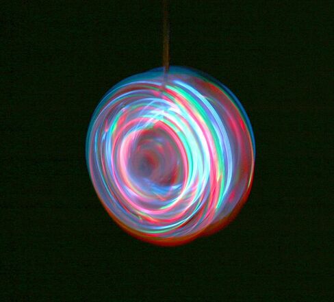 Duncan Toys Pulse LED Light-Up Yo-Yo, Intermediate Yo-Yo, Clear/Red in Kuwait