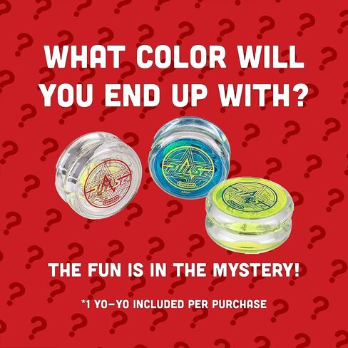 Duncan Toys Pulse LED Light-Up Yo-Yo, Intermediate Yo-Yo, Clear/Red in Kuwait