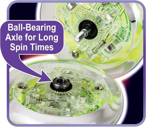 Duncan Toys Pulse LED Light-Up Yo-Yo, Intermediate Yo-Yo, Clear/Red in Kuwait