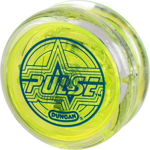 Duncan Toys Pulse LED Light-Up Yo-Yo, Intermediate Yo-Yo, Clear/Red in Kuwait