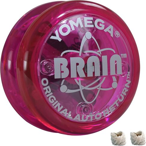 Yomega The Original Brain - يويو احترافي للأطفال والمبتدئين، إرجاع تلقائي سريع الاستجابة يو يو الأفضل لخدع السلسلة + سلسلتين إضافيتين وضمان لمدة 3 أشهر (أزرق) in Kuwait