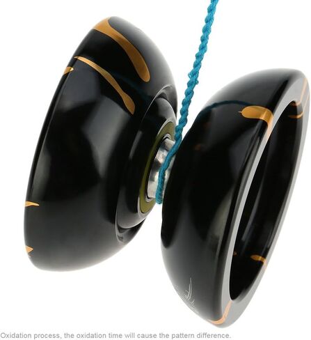 MAGICYOYO N11 كرة يويو احترافية غير مستجيبة من سبائك الألومنيوم يويو N11 (أسود مع ذهبي) مع حقيبة وقفاز و12 خيط يويو ومجموعة محمل سريعة الاستجابة in Kuwait