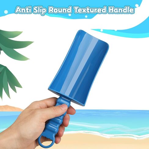 Upgrade 9" Beach Sand Shovels Scooping Toys Set, Beach Spade with Anti Slip Handle, Garden Tool for Kids Adults, Gardening Digging Sandbox Kit, Beach Essential Gift for Boys Girls Indoor Outdoor in Kuwait
