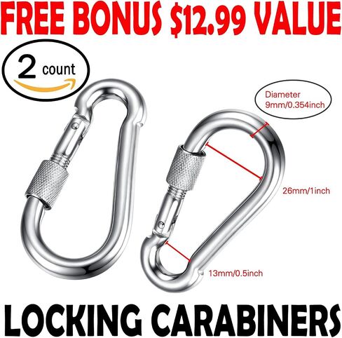 Black Swing Swivel, 30 KN Safest Rotational Device Hanging Accessory in Kuwait