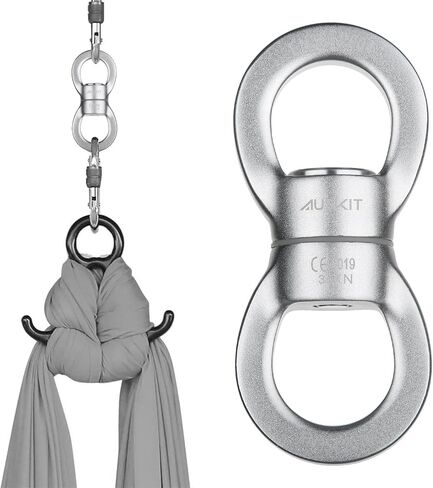 Black Swing Swivel, 30 KN Safest Rotational Device Hanging Accessory in Kuwait