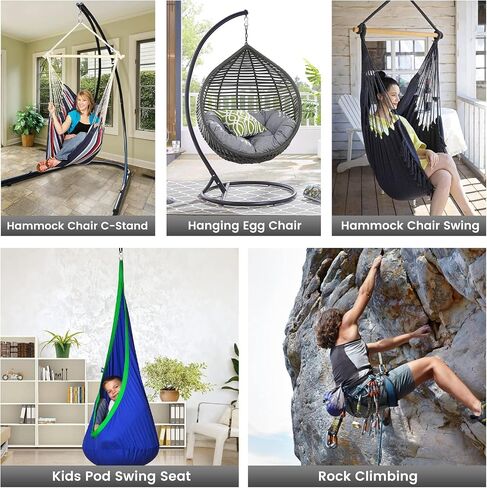 Black Swing Swivel, 30 KN Safest Rotational Device Hanging Accessory in Kuwait