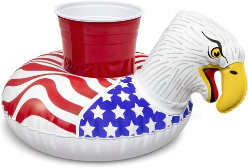 GoFloats Inflatable Pool and Hot Tub Drink Holders (3 Pack) (Choose - Unicorn, Flamingo, Palm Tree and More) in Saudi Arabia