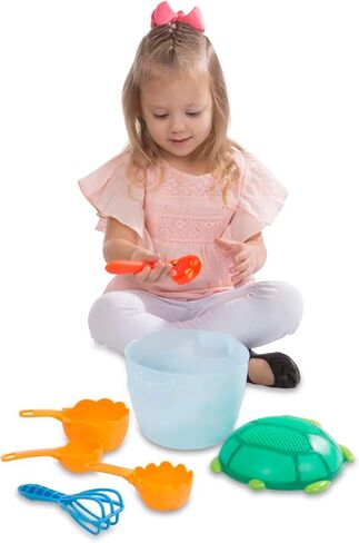 Melissa & Doug Sunny Patch Seaside Sidekicks Sand Baking Set-Beach Toy, Outdoor Play For Kids Ages 3+ in Saudi Arabia
